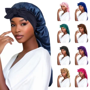 Extra Large Satin Bonnet for Braids