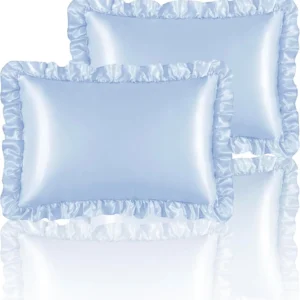 Ruffle Satin Pillowcase Set